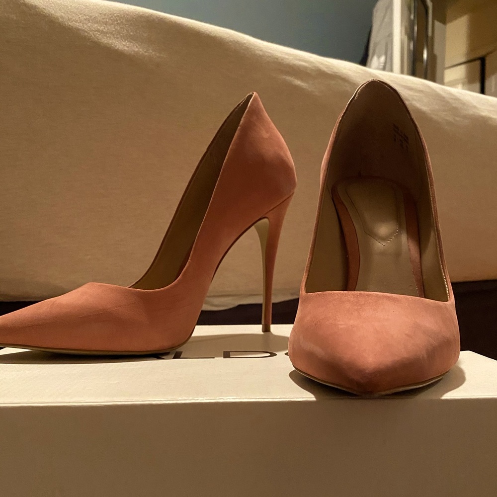 Blush stilettos